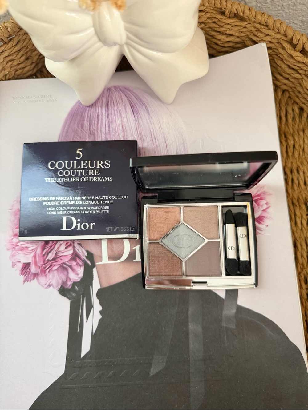 Dior 5 Couleurs Couture Eyeshadow Palette - Rose, Taupe, Champagne, Plum, Silver